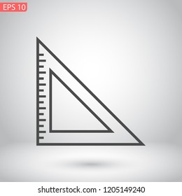 ruler vector icon 10 eps