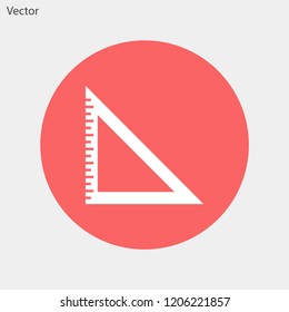 ruler vector icon 10 eps