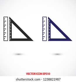 ruler vector icon 10 eps