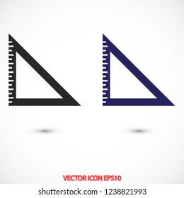 ruler vector icon 10 eps