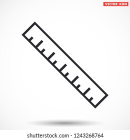 ruler vector icon 10 eps