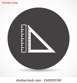 ruler vector icon 10 eps