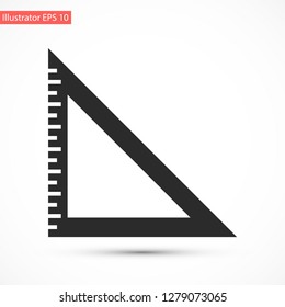 ruler vector icon 10 eps