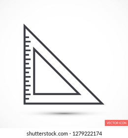 ruler vector icon 10 eps