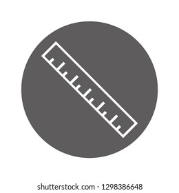 ruler vector icon 10 eps