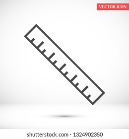 ruler vector icon 10 eps