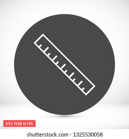 ruler vector icon 10 eps