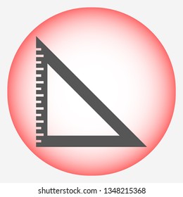 ruler vector icon 10 eps