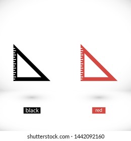 ruler vector icon 10 eps , Lorem ipsum Flat design