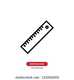 Ruler vector icon