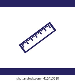 Ruler vector icon