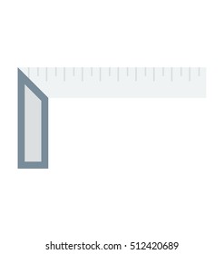 Ruler Vector Icon 