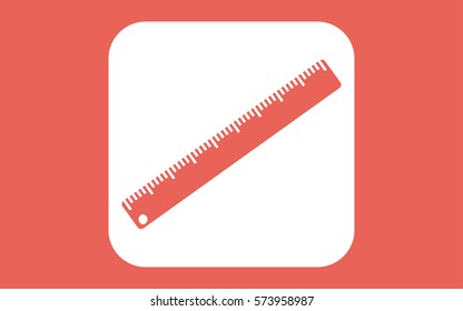 Ruler vector icon