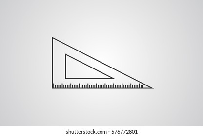 Ruler vector icon