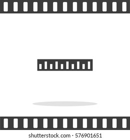 Ruler Vector Icon.