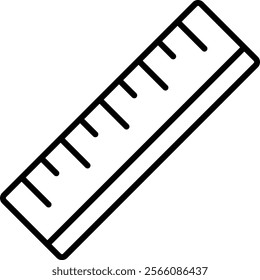 Ruler vector icon. Can be used for printing, mobile and web applications.