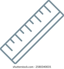 Ruler vector icon. Can be used for printing, mobile and web applications.