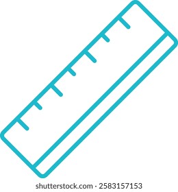 Ruler vector icon. Can be used for printing, mobile and web applications.