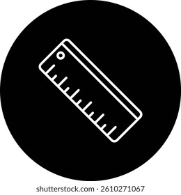 Ruler vector icon. Can be used for printing, mobile and web applications.