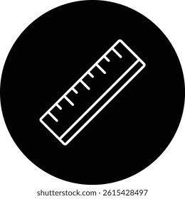 Ruler vector icon. Can be used for printing, mobile and web applications.