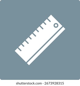 Ícone do vetor de régua. Pode ser usado para impressão, aplicativos móveis e da Web.
