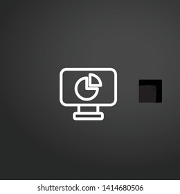 Ruler vector icon. Ruler concept stroke symbol design. Thin graphic elements vector illustration, outline pattern for your web site design, logo, UI. EPS 10.