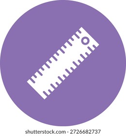 Ilustración de diseño de icono de Vector de Regla