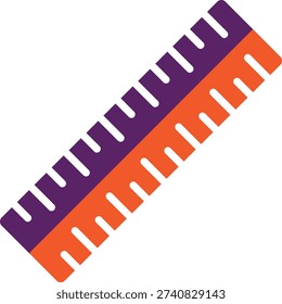 Ruler Vector Icon Design Illustration