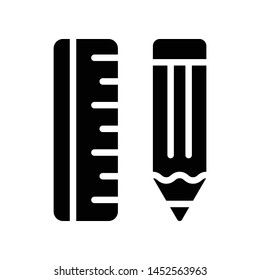 Ruler Vector Icon Design Template