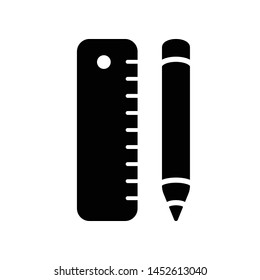 Ruler Vector Icon Design Template