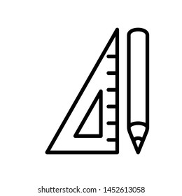 Ruler Vector Icon Design Template