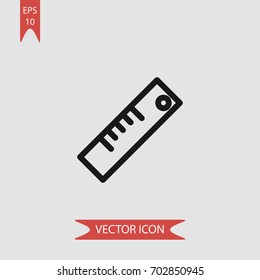 Ruler vector icon illustration symbol