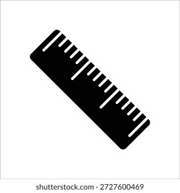 Regla Vector icono línea Plantilla