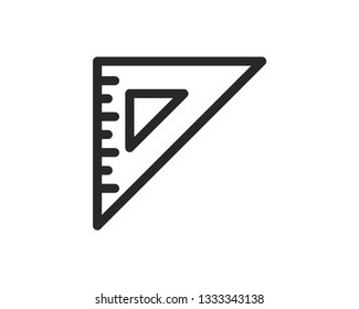 ruler vector icon template