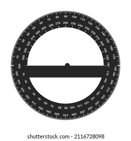 Icono de vector de regla.Icono de vector negro aislado en la regla de fondo blanco.