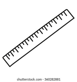 ruler vector illustration