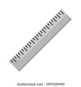Ruler vector illustration, high quality flat design illustration. 
