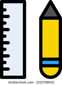 ruler  Vector illustration on a transparent background.Premium quality symmbols.Stroke vector icons for concept and graphic design.