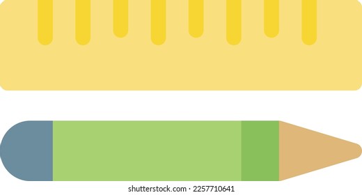 ruler Vector illustration on a transparent background. Premium quality symmbols. Glyphs vector icons for concept and graphic design. 

