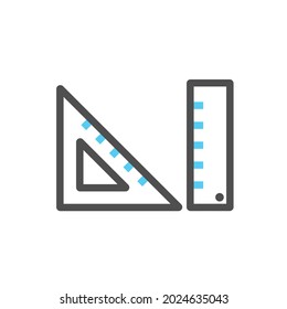 ruler vector illustration on white background