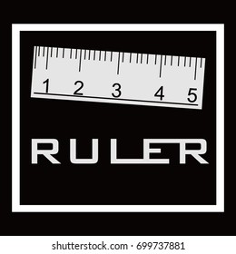 Ruler Vector Template Design