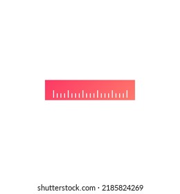 ruler vector for website symbol icon presentation