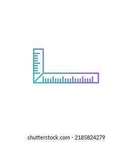 ruler vector for website symbol icon presentation