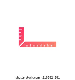 ruler vector for website symbol icon presentation
