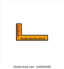 ruler vector for website symbol icon presentation