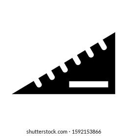 rulers icon isolated sign symbol vector illustration - high quality black style vector icons
