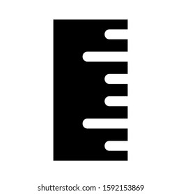 rulers icon isolated sign symbol vector illustration - high quality black style vector icons
