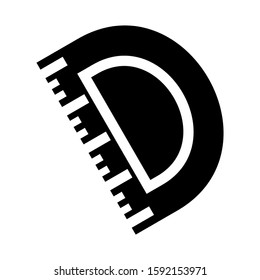 rulers icon isolated sign symbol vector illustration - high quality black style vector icons

