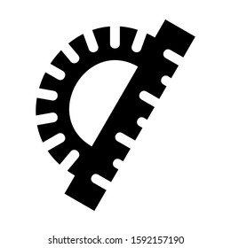 rulers icon isolated sign symbol vector illustration - high quality black style vector icons
