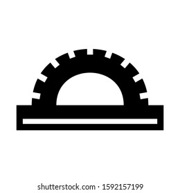 rulers icon isolated sign symbol vector illustration - high quality black style vector icons
